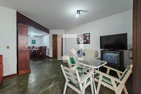 Sala de apartamento para alugar com 3 quartos, 131m² em Centro, Guarujá