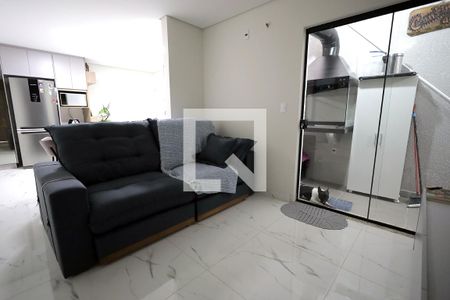 Sala de apartamento para alugar com 3 quartos, 80m² em Utinga, Santo André