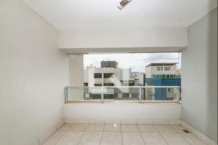 Varanda da Sala de apartamento para alugar com 3 quartos, 86m² em Nova Suíça, Belo Horizonte