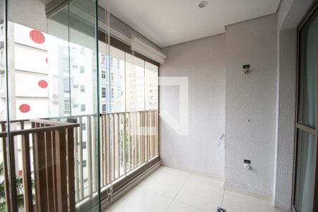 varanda Studio quarto de kitnet/studio para alugar com 1 quarto, 27m² em Sumarezinho, São Paulo