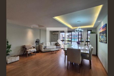 Sala  de apartamento à venda com 4 quartos, 314m² em Recreio dos Bandeirantes, Rio de Janeiro