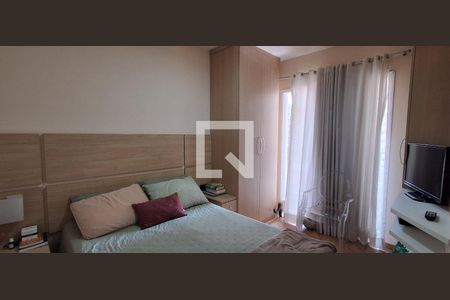 Suíte  de apartamento à venda com 3 quartos, 91m² em Santo Antônio, São Caetano do Sul