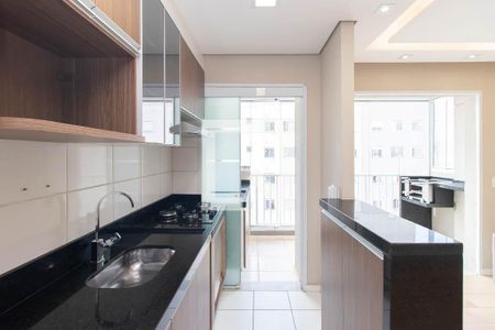 Cozinha e Área de Serviço de apartamento para alugar com 2 quartos, 47m² em Vila Galvão, São Paulo