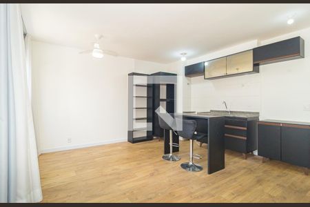 Sala de apartamento à venda com 1 quarto, 34m² em Água Rasa, São Paulo