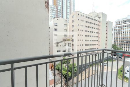 Varanda de apartamento para alugar com 1 quarto, 22m² em Bela Vista, São Paulo