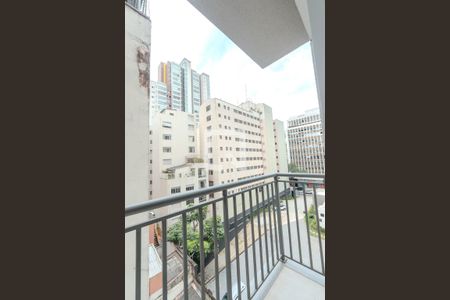 Varanda de apartamento para alugar com 1 quarto, 22m² em Bela Vista, São Paulo