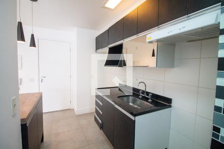 Sala/Cozinha de apartamento para alugar com 1 quarto, 49m² em Campo Belo, São Paulo