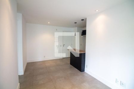 Sala/Cozinha de apartamento para alugar com 1 quarto, 49m² em Campo Belo, São Paulo