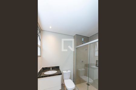 Banheiro da Suíte de apartamento à venda com 3 quartos, 90m² em Nova Suíça, Belo Horizonte