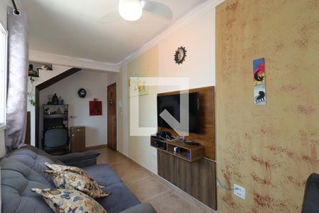 Sala de apartamento à venda com 2 quartos, 80m² em Vila Marina, Santo André