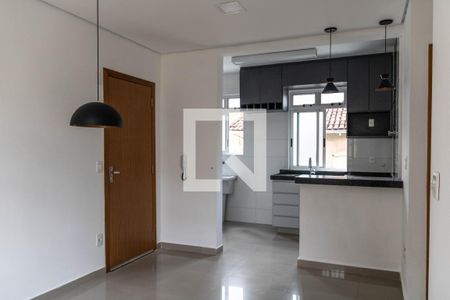 Sala de apartamento para alugar com 2 quartos, 56m² em Camargos, Belo Horizonte