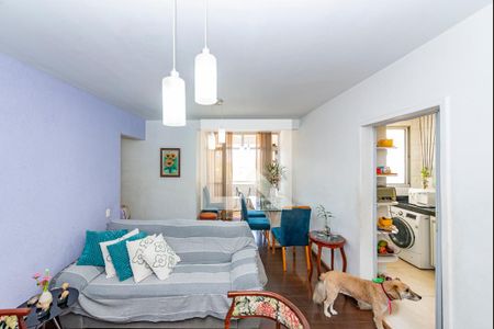 Sala de apartamento à venda com 3 quartos, 86m² em Coração Eucarístico, Belo Horizonte