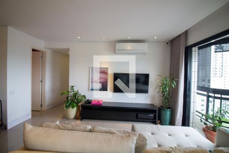 Sala de apartamento à venda com 3 quartos, 140m² em Brooklin, São Paulo