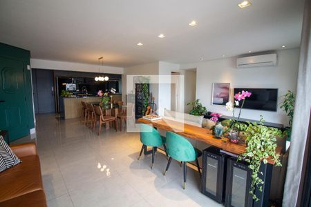 Sala de apartamento à venda com 3 quartos, 140m² em Brooklin, São Paulo