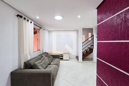 Sala de casa de condomínio para alugar com 3 quartos, 150m² em Jardim das Quatro Marias, São Bernardo do Campo