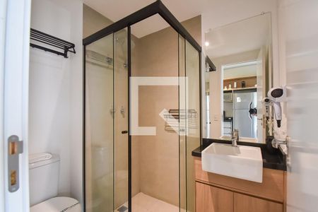 Banheiro de kitnet/studio à venda com 1 quarto, 22m² em Paraíso, São Paulo