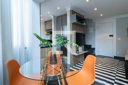 Sala de Jantar de apartamento à venda com 1 quarto, 47m² em Itaim Bibi, São Paulo