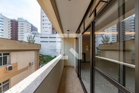 Varanda da Sala de apartamento à venda com 3 quartos, 140m² em Buritis, Belo Horizonte