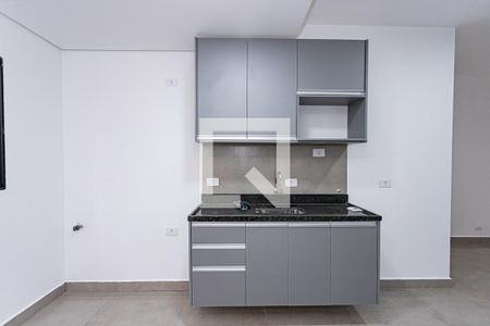 Sala, cozinha e área de serviço de apartamento para alugar com 1 quarto, 32m² em Brasilândia, São Paulo