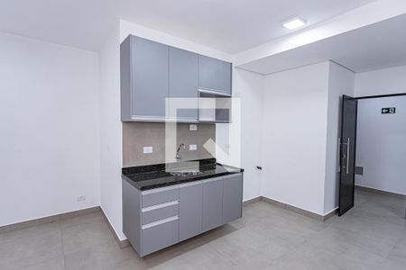 Sala, cozinha e área de serviço de apartamento para alugar com 1 quarto, 32m² em Brasilândia, São Paulo