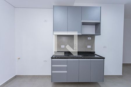 Sala, cozinha e área de serviço de apartamento para alugar com 1 quarto, 32m² em Brasilândia, São Paulo