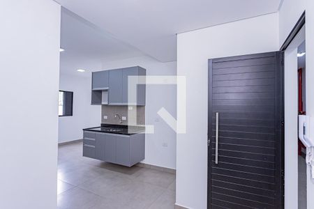 Sala, cozinha e área de serviço de apartamento para alugar com 1 quarto, 32m² em Brasilândia, São Paulo