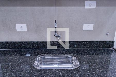 Sala, cozinha e área de serviço de apartamento para alugar com 1 quarto, 32m² em Brasilândia, São Paulo