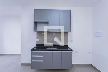 Sala, cozinha e área de serviço de apartamento para alugar com 1 quarto, 32m² em Brasilândia, São Paulo