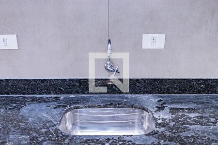 Sala, cozinha e área de serviço de apartamento para alugar com 1 quarto, 32m² em Brasilândia, São Paulo