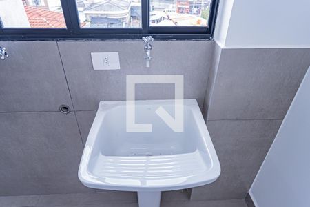 Sala, cozinha e área de serviço de apartamento para alugar com 1 quarto, 32m² em Brasilândia, São Paulo