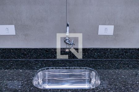 Sala, cozinha e área de serviço de apartamento para alugar com 1 quarto, 32m² em Brasilândia, São Paulo