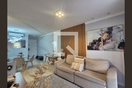 Sala  de apartamento à venda com 3 quartos, 115m² em Recreio dos Bandeirantes, Rio de Janeiro