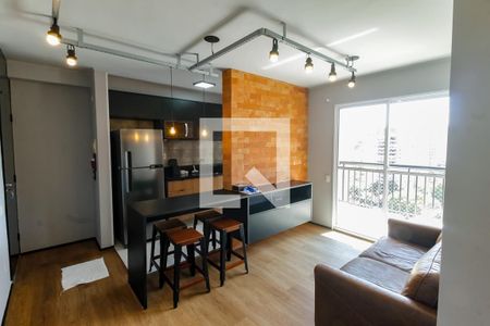 Sala de apartamento para alugar com 2 quartos, 56m² em Vila Andrade, São Paulo