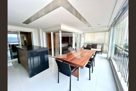 Varanda da Sala de apartamento à venda com 3 quartos, 182m² em Vila Rosalia, Guarulhos