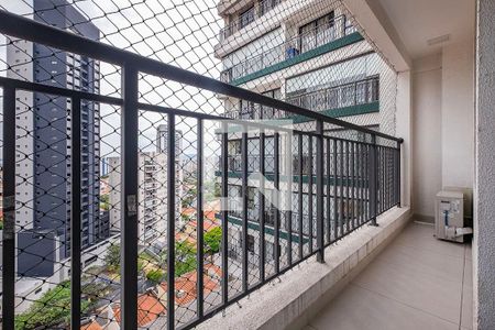 Sala/Cozinha - Varanda de apartamento para alugar com 1 quarto, 30m² em Sumaré, São Paulo