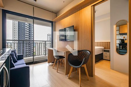 Sala/Cozinha de apartamento para alugar com 1 quarto, 30m² em Sumaré, São Paulo