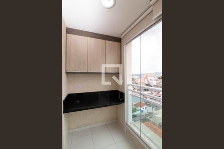 Varanda da Sala de apartamento à venda com 2 quartos, 60m² em Vila Silveira, Guarulhos