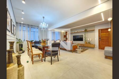 Sala  de apartamento à venda com 4 quartos, 270m² em Funcionários, Belo Horizonte