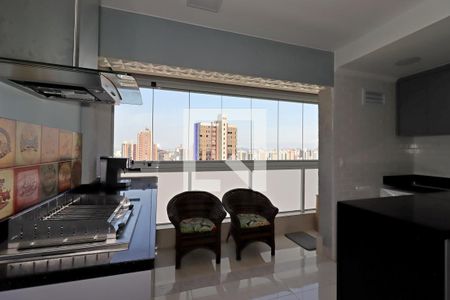 Varanda Gourmet de apartamento à venda com 2 quartos, 62m² em Jardim, Santo André