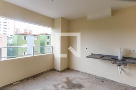 Varanda da sala  de apartamento à venda com 3 quartos, 89m² em Centro, Diadema