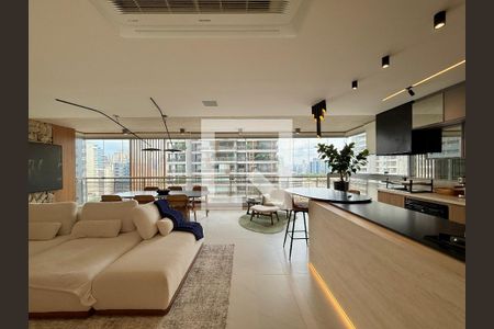 Sala de apartamento à venda com 3 quartos, 167m² em Jardim das Acacias, São Paulo