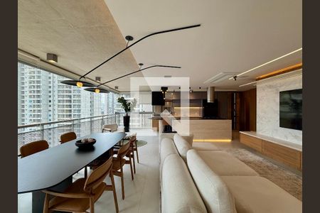 Sala de apartamento à venda com 3 quartos, 167m² em Jardim das Acacias, São Paulo