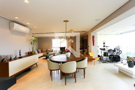 sala de apartamento à venda com 4 quartos, 260m² em Vila Morumbi, São Paulo