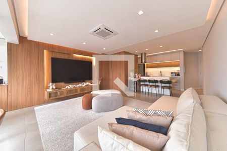 Sala de apartamento à venda com 1 quarto, 76m² em Cidade Monções, São Paulo