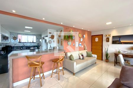 Sala de apartamento à venda com 3 quartos, 126m² em Buritis, Belo Horizonte