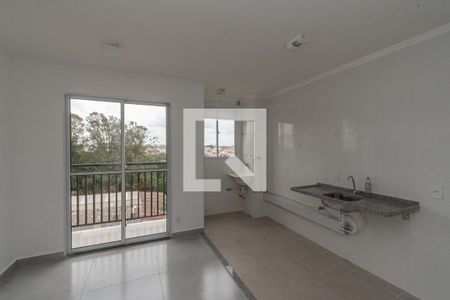 Sala/Cozinha de apartamento para alugar com 2 quartos, 45m² em Jardim Rosolem, Hortolândia