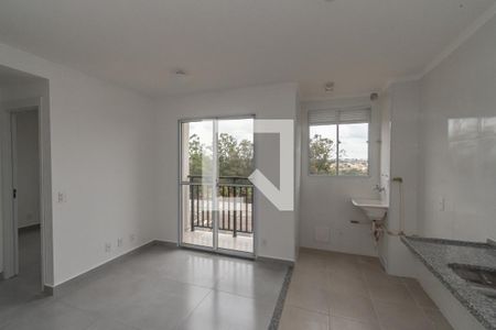 Sala/Cozinha de apartamento para alugar com 2 quartos, 45m² em Jardim Rosolem, Hortolândia