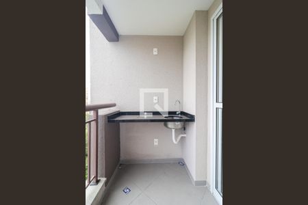 Varanda da Sala de apartamento para alugar com 2 quartos, 56m² em Vila Andrade, São Paulo