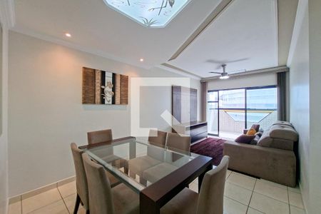 Sala de apartamento para alugar com 2 quartos, 99m² em Canto do Forte, Praia Grande