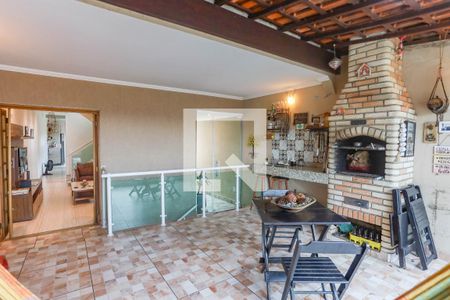 Varanda da sala  de casa à venda com 3 quartos, 180m² em Vila Nogueira, Diadema